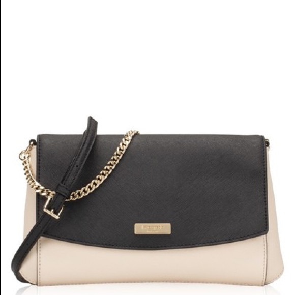 Kate Spade ♠️ NWOT Cream/Black Crossbody Bag - Picture 3 of 10